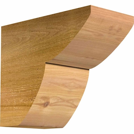 Ekena Millwork Crestline Rough Sawn Rafter Tail, Western Red Cedar, 6"W x 10"H x 12"L RFT06X10X12CRE00RWR